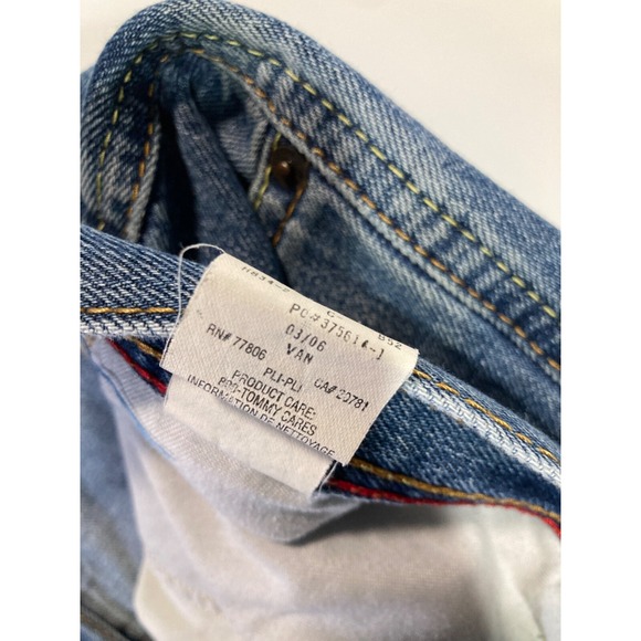 Tommy Hilfiger Vintage Carpenter Shorts Mens 40 Baggy Streetwear Y2K Denim Jean - Picture 15 of 15